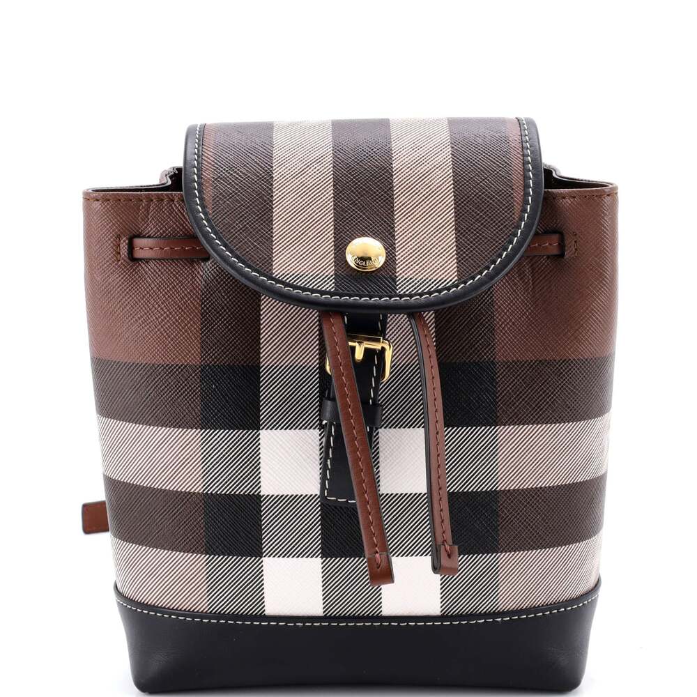 Burberry Flap Backpack House Check #226310B12B